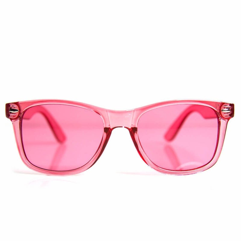 GloFX Baker-Miller Pink (Rose) Color Therapy Glasses Chakra Glasses Relax Glasses - Image 1