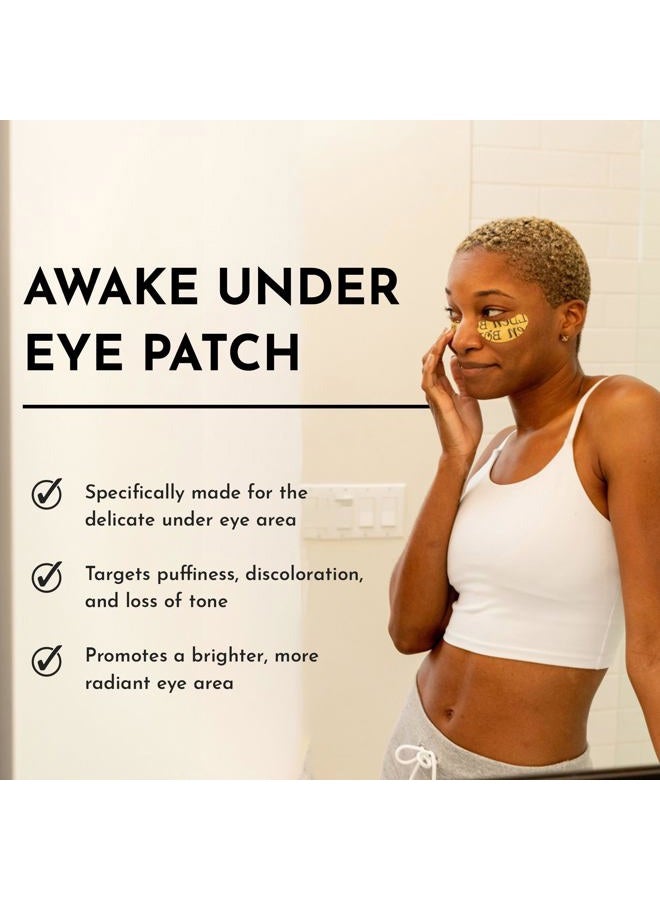 bolden AWAKE Under Eye Patch | Effectively Targets Dark Circles, Puffiness, Discoloration, Hyperpigmentation and Loss of Tone | 10 Pairs - Image 3