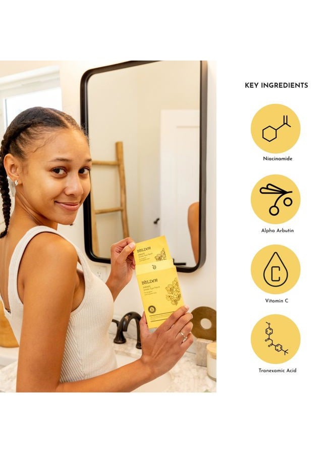 bolden AWAKE Under Eye Patch | Effectively Targets Dark Circles, Puffiness, Discoloration, Hyperpigmentation and Loss of Tone | 10 Pairs - Image 4