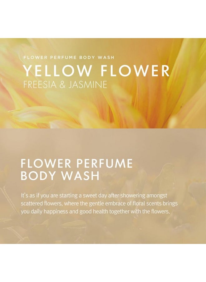 Kerasys - Showermate Flower Perfume Body Wash 31.7 Fl Oz 900 Ml (Yellow Freesia & Jasmine) - Image 1