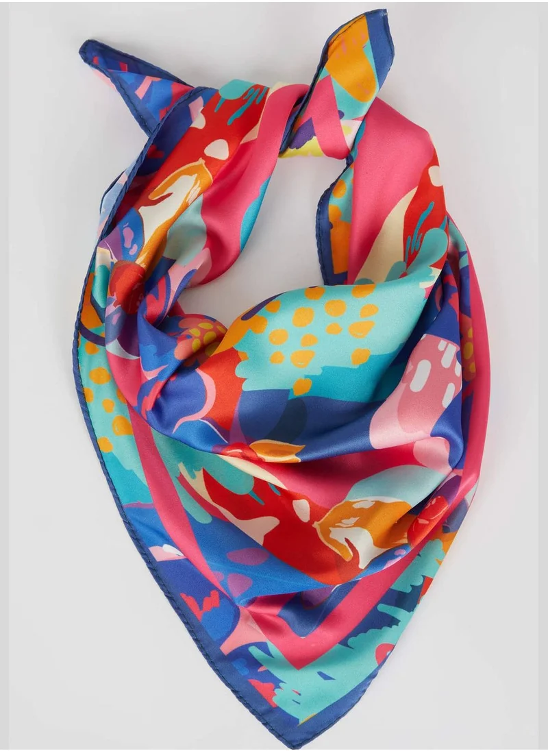 DeFacto Printed Colour Block Shawl