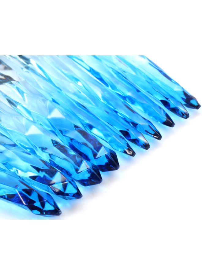 Beauenty 10-Piece Makeup Brush Set Blue/Silver/Green - Image 4