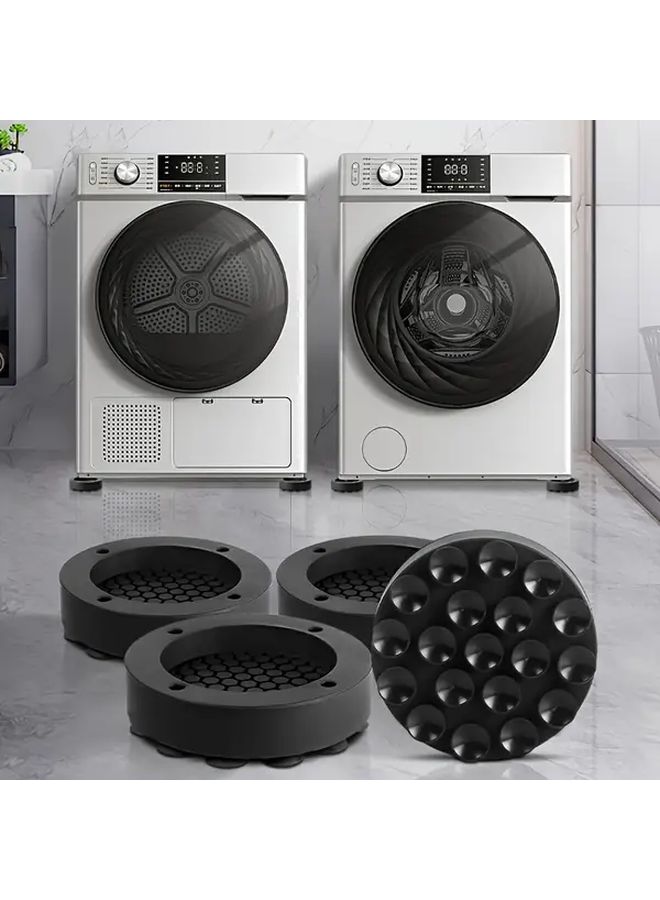 4pcs Anti Vibration Suction Cup Pads for Washing Machine Stabilizer Feet Non Slip Shock Absorbing Base - Image 4