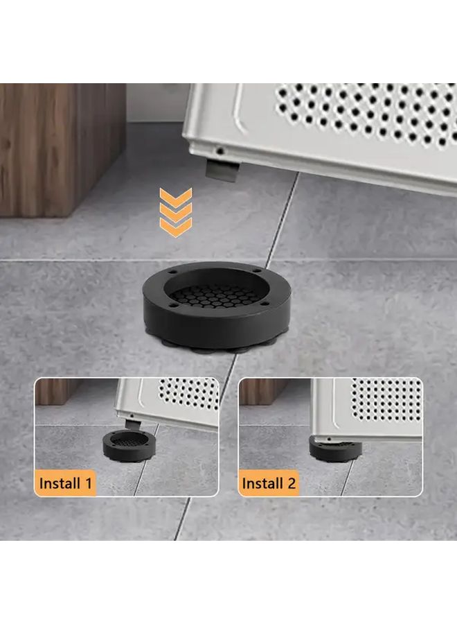 4pcs Anti Vibration Suction Cup Pads for Washing Machine Stabilizer Feet Non Slip Shock Absorbing Base - Image 5