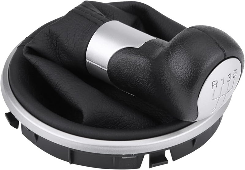 ZJchao Gear Shift Knob, PU Leather and Plastic Gear Shift Knob Comfortable Grip Replacement for MK2 Roomster - Image 2
