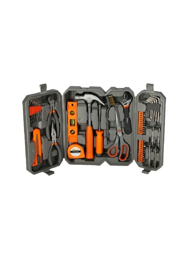 Apollo 50-Piece Household Tool Set Grey and Orange  6.35 x 52.07 x 30.48 cm SAC1501 - Image 4