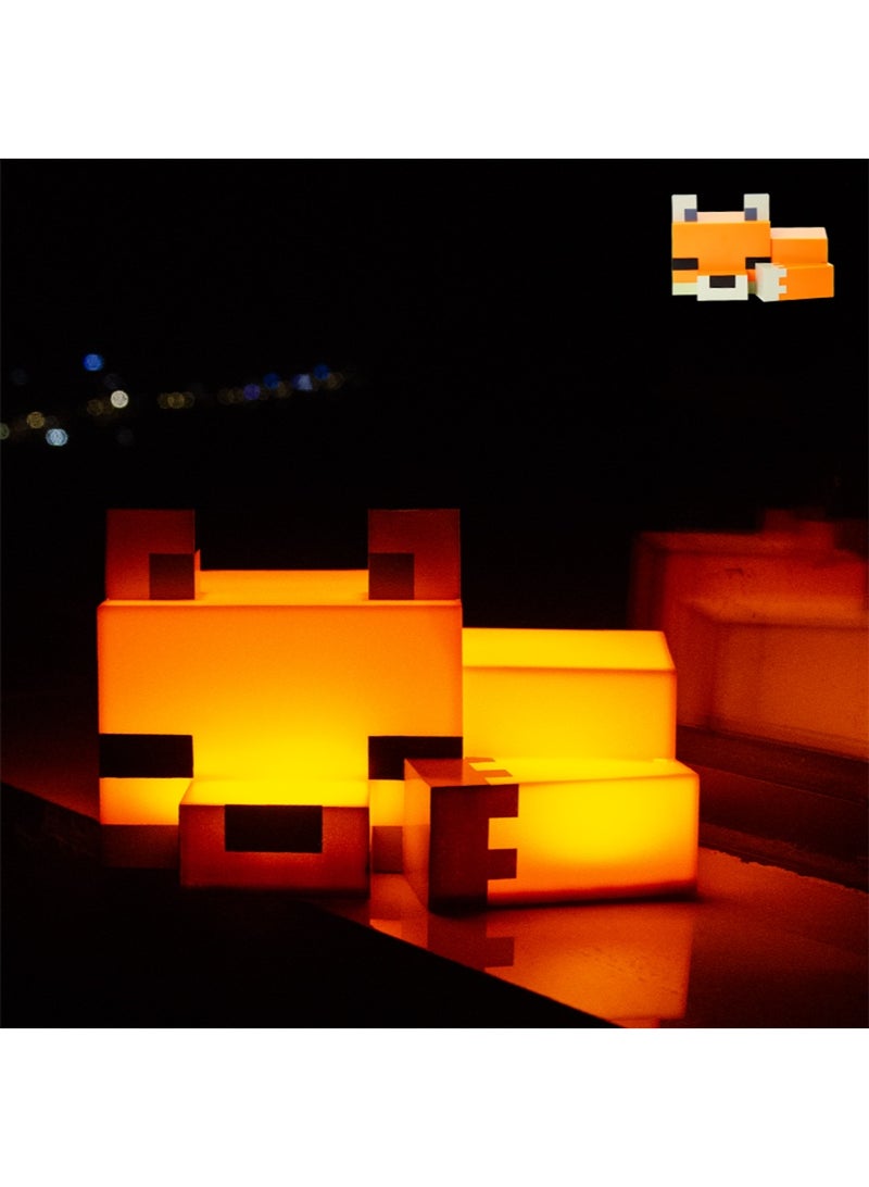 Minecraft Fox Light Handheld Night Light & Fun Minecraft Toy for Kids, Minecraft Room Decor - Image 2
