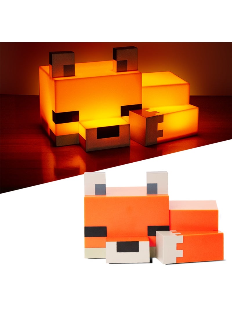 Minecraft Fox Light Handheld Night Light & Fun Minecraft Toy for Kids, Minecraft Room Decor - Image 3
