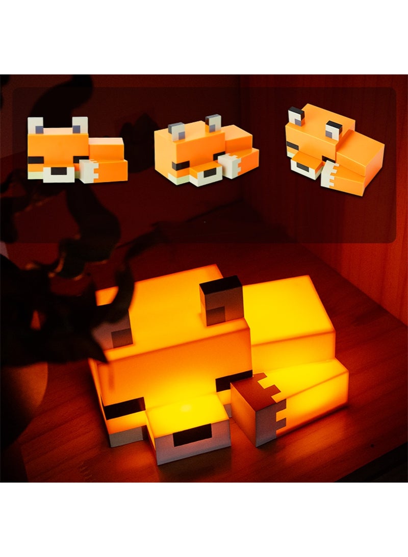 Minecraft Fox Light Handheld Night Light & Fun Minecraft Toy for Kids, Minecraft Room Decor - Image 4