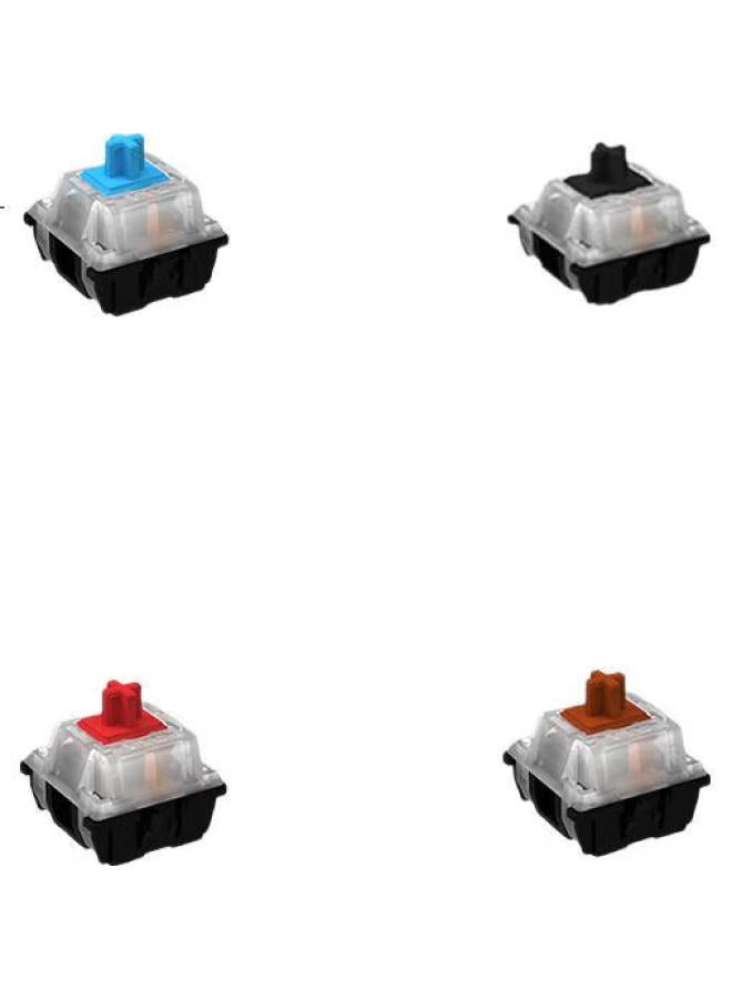 Daryo Dareu Ek815 Mechanical Alloy Edition Keyboard, Wired E-Sports Gaming Keyboard, 87 Keys Multi-Key Anti-Ghosting, Laptop Keyboard, White Blue And Cyan Switches - Image 2