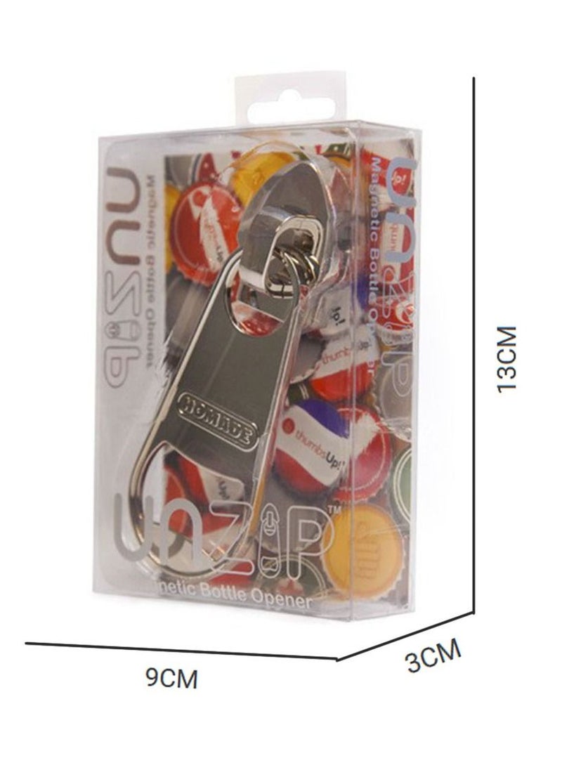 MissTiara - Advanced creative large magnetic zipper shape bottle opener - Image 1