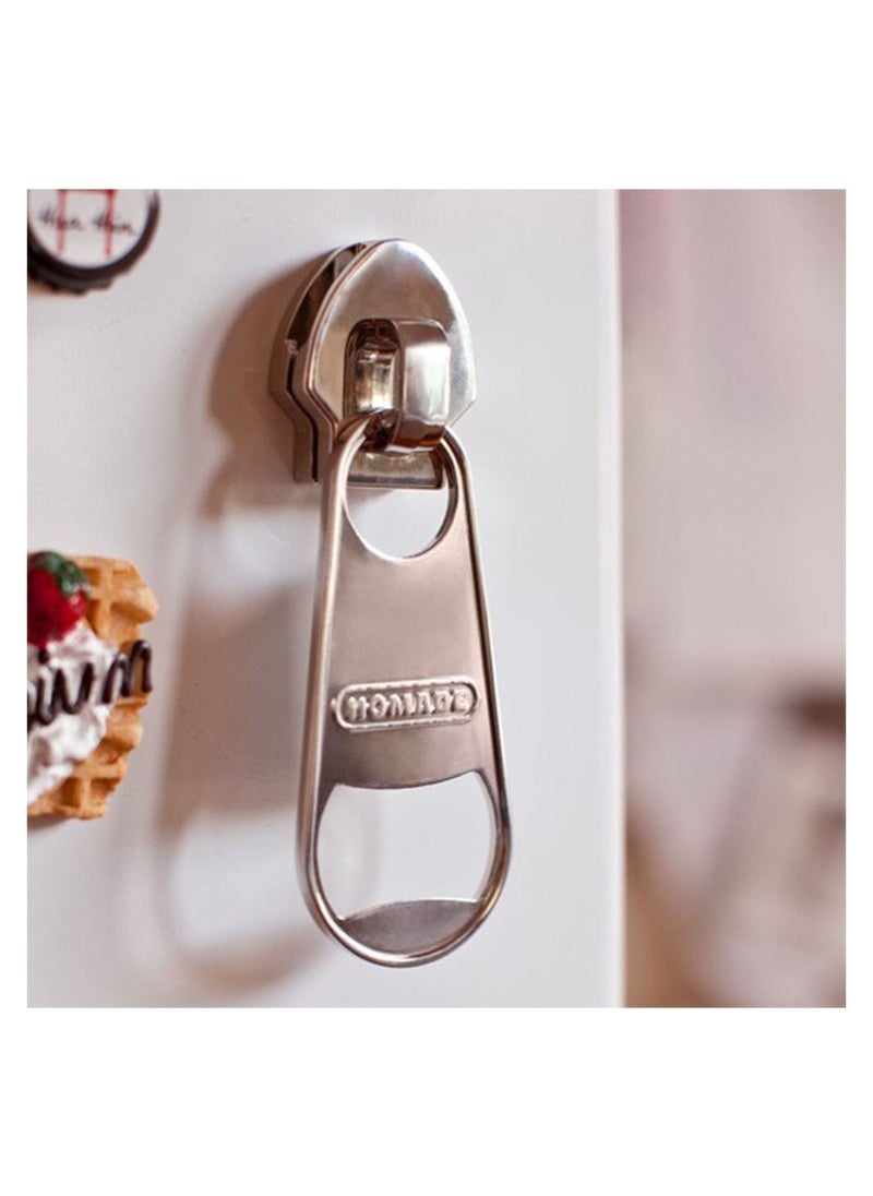 MissTiara - Advanced creative large magnetic zipper shape bottle opener - Image 1