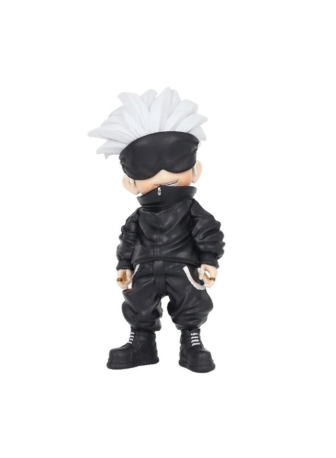 هالامودو جوجوتسو كايسن جودة عالية شيبي ستاندينغ جوجو ساتورو أزياء - لعبة شخصيات الرسوم المتحركة ، مثالية لتزيين سطح المكتب 14.5cm - Image 1