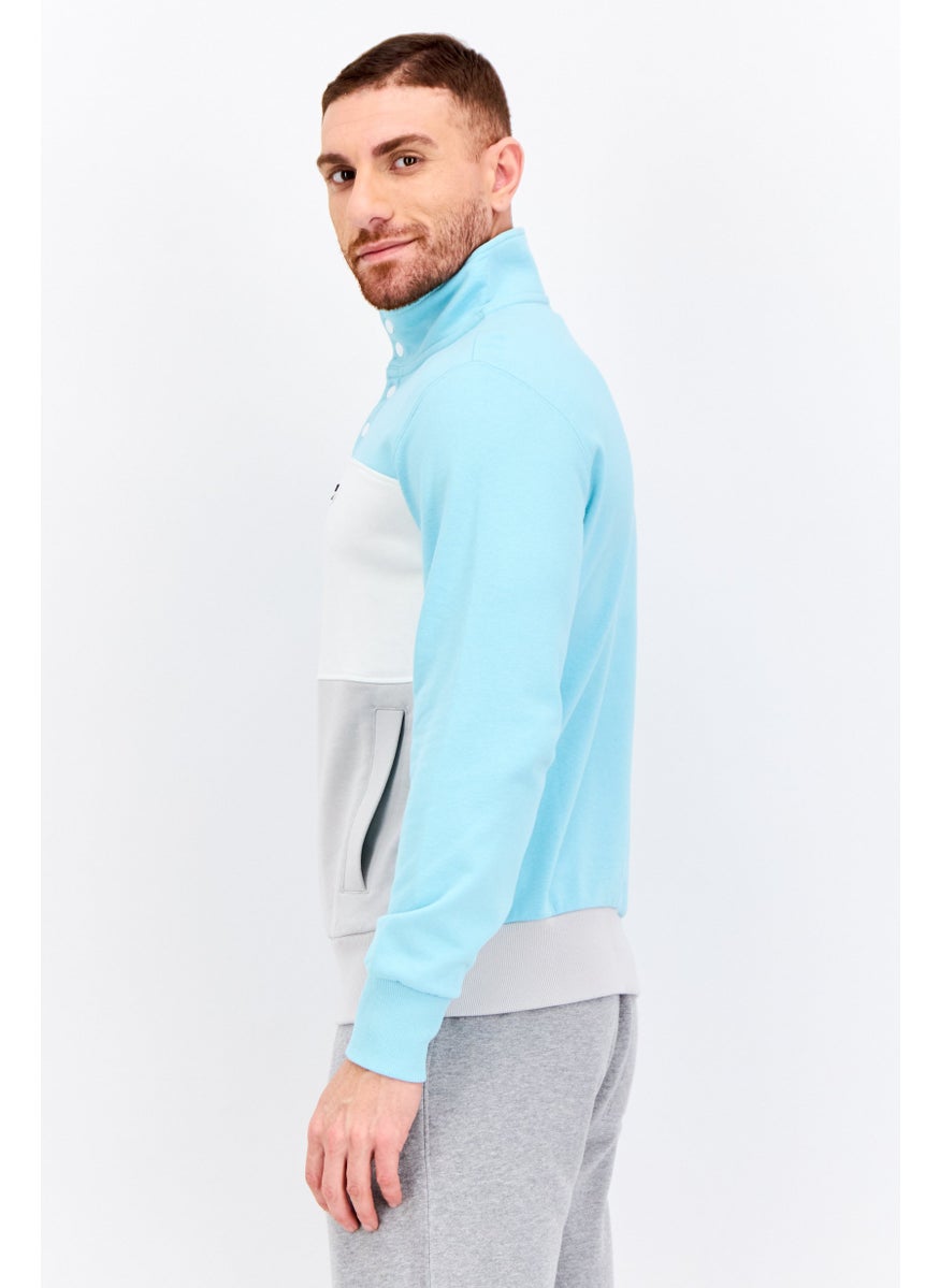 PUMA Men Sportswear Fit Outdoors Sweatshirt, Turquoise  - Image 3
