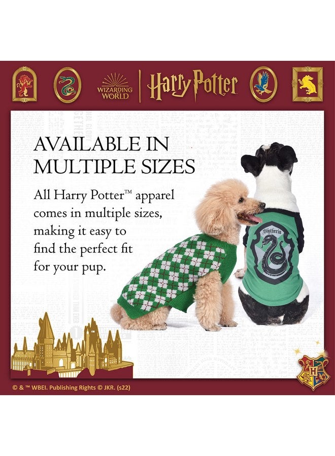 Harry Potter Harry Potter: Slytherin Pet Sweater - Size Small | Harry Potter Costumes for Dogs| Harry Potter Dog Apparel & Accessories for Hogwarts Houses, Slytherin Green - Image 5
