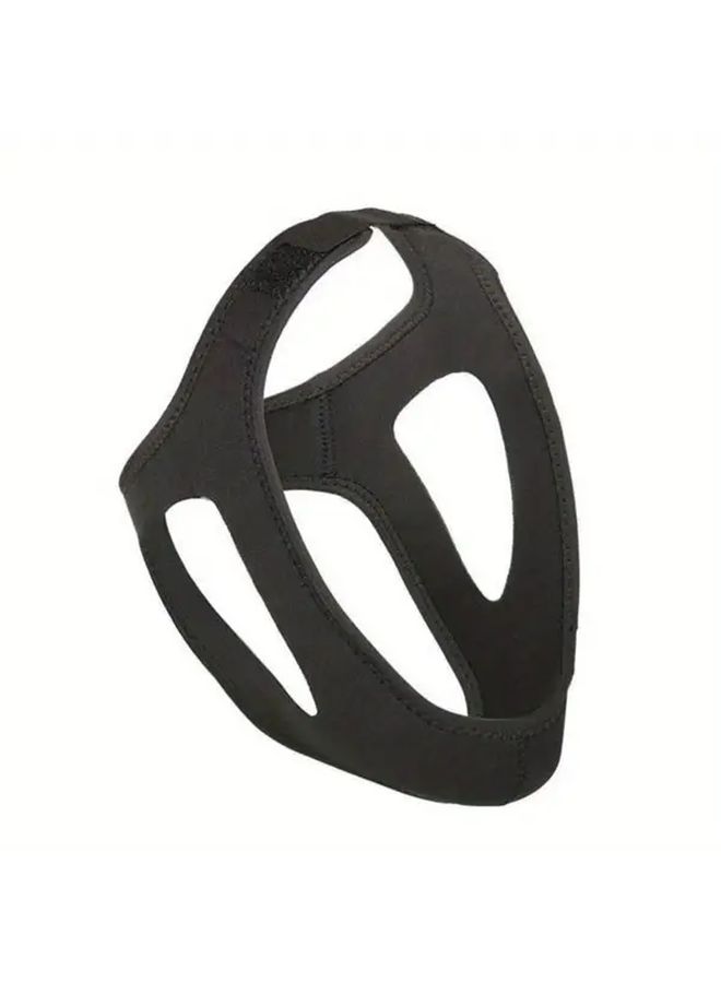 Anti Snoring Headband for Men Women Black Adjustable Comfort Sleep Aid - Image 5