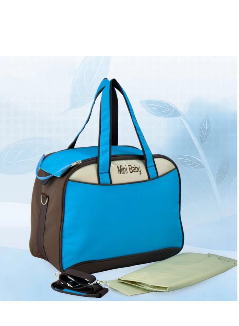 insular Fashionable Mommy Bag WithLarge Capacity Multi-Functional Crossbody One Shoulder Mother And Baby Bag 
