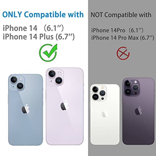 Dengduoduo 3 Pack Tempered Glass Camera Lens Protector for iPhone 14 6.1" & iPhone 14 Plus 6.7", Ultra HD, 9H Hardness, Anti-Scratch, Case Friendly, Easy to Install [No Affect on Night Shots] - Image 2
