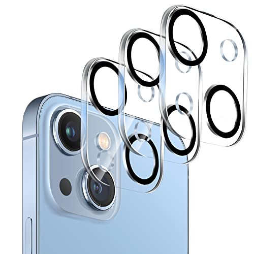 Dengduoduo 3 Pack Tempered Glass Camera Lens Protector for iPhone 14 6.1" & iPhone 14 Plus 6.7", Ultra HD, 9H Hardness, Anti-Scratch, Case Friendly, Easy to Install [No Affect on Night Shots] - Image 1