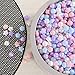 GOGOSO Ball Pit Balls for Toddlers PhthalateFree BPAFree NonToxic Crush Proof Soft Plastic Play Balls Baby Kids Shape Tent Pool Playhouse Playpen Party Decor Pink Blue Purple White50PCS - Image 3