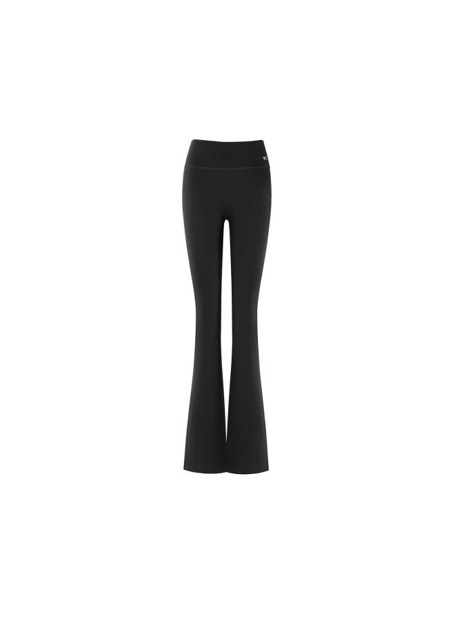 VVC Flared Pants With Waist Shaping And Lifting Effect, Slimming Casual Trousers For Women, Simple And Versatile Solid Color Long Pants For Commuting - Image 2