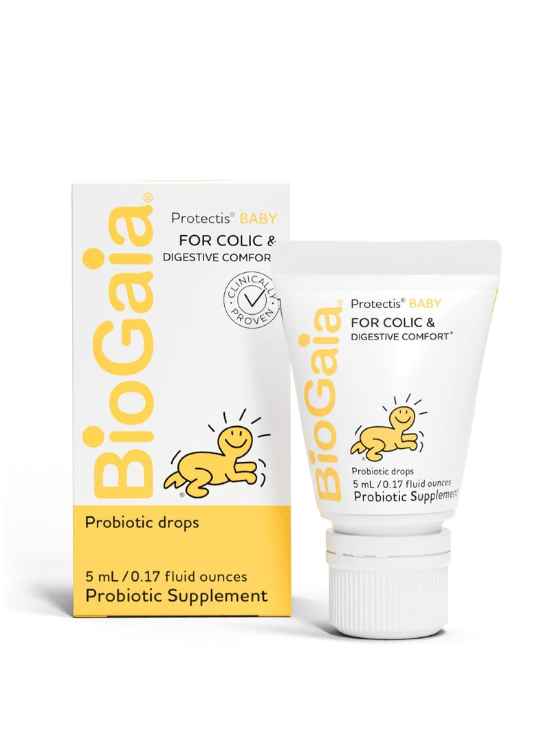 بيوجايا قطرات بروبيوتيك بيوجيا بروتيكتيس للأطفال من إيفيريديس للعلوم الصحية، 0.17 أونصة سائلة، 5 مل - Image 1