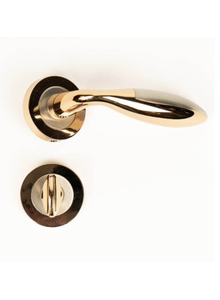 Siag Yunus Rosetta Bathroom Door Handle - Image 1