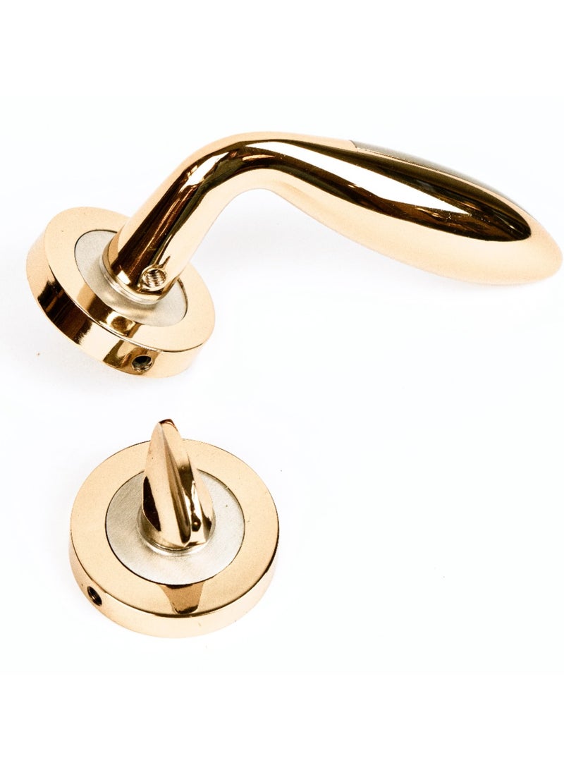 Siag Yunus Rosetta Bathroom Door Handle - Image 2