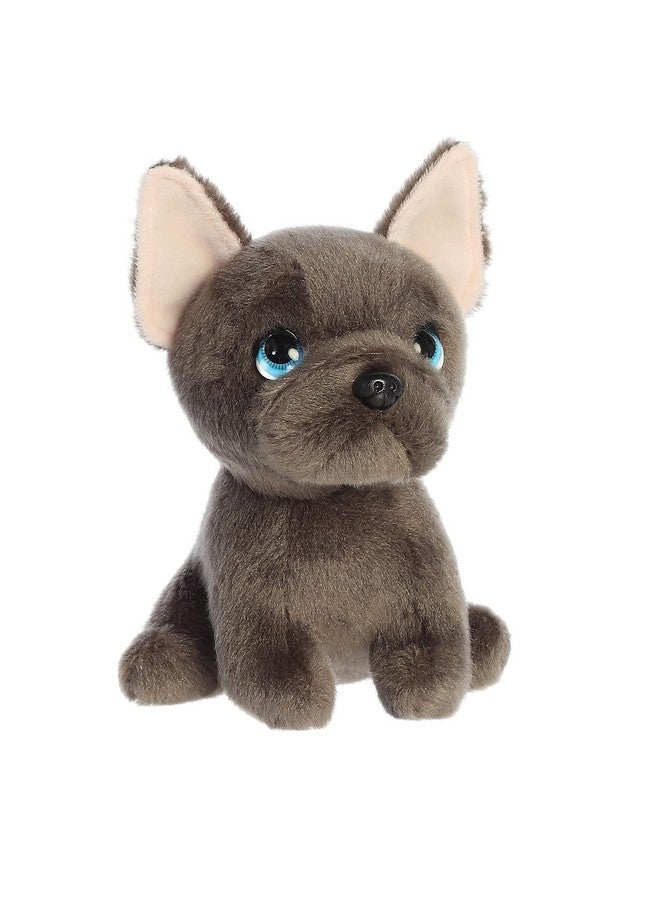 Aurora® Expressive Petites™ Bonbon French Bulldog™ Stuffed Animal - Emotional Connection - Loving Companions - Gray 7 Inches - Image 2