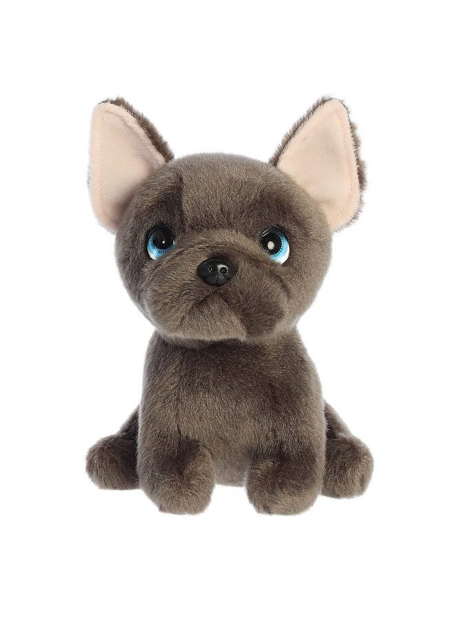 Aurora® Expressive Petites™ Bonbon French Bulldog™ Stuffed Animal - Emotional Connection - Loving Companions - Gray 7 Inches - Image 1