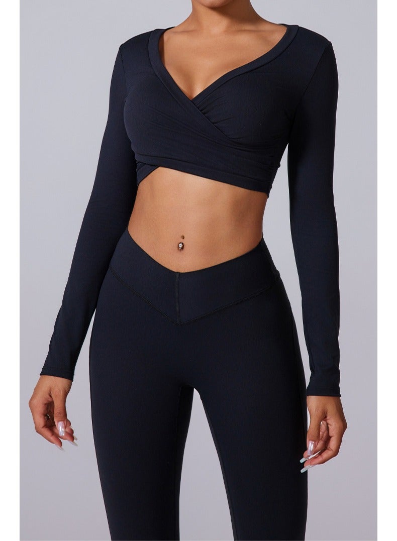 New Product Style Body Shaping Sports and Leisure Yoga Clothing Set - Image 4