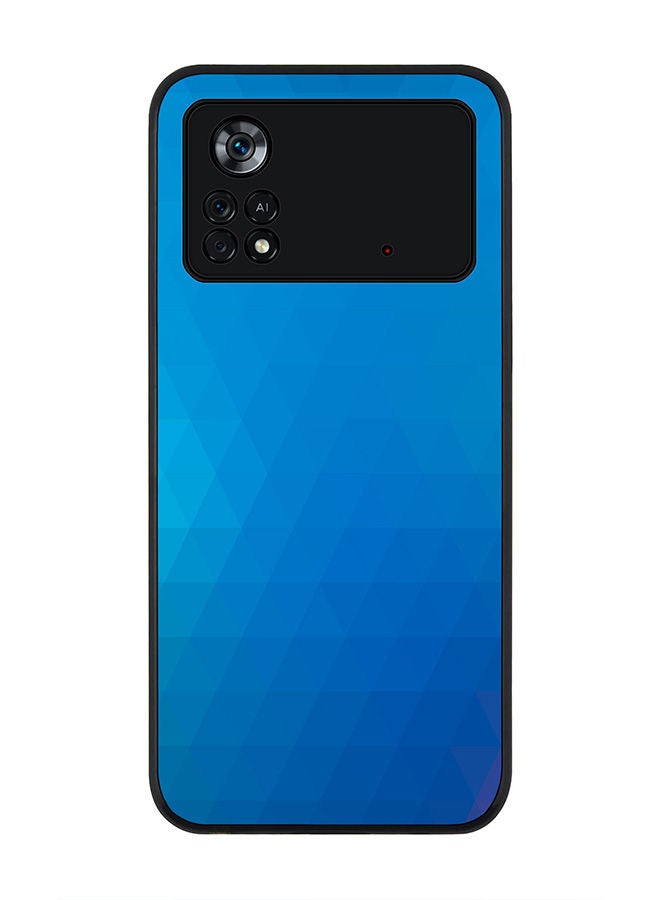 Stylizedd Rugged Black edge case for Poco M4 Pro 4G Slim fit Soft Case Flexible Rubber Edges Anti Drop TPU Gel Thin Cover - Ocean Prism - Image 1