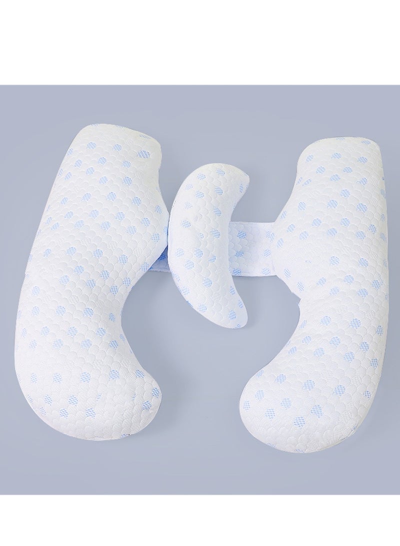 Multifunctional abdominal support pregnancy pillow pure cotton cushion pillow U-shaped sleeping pillow - Image 2