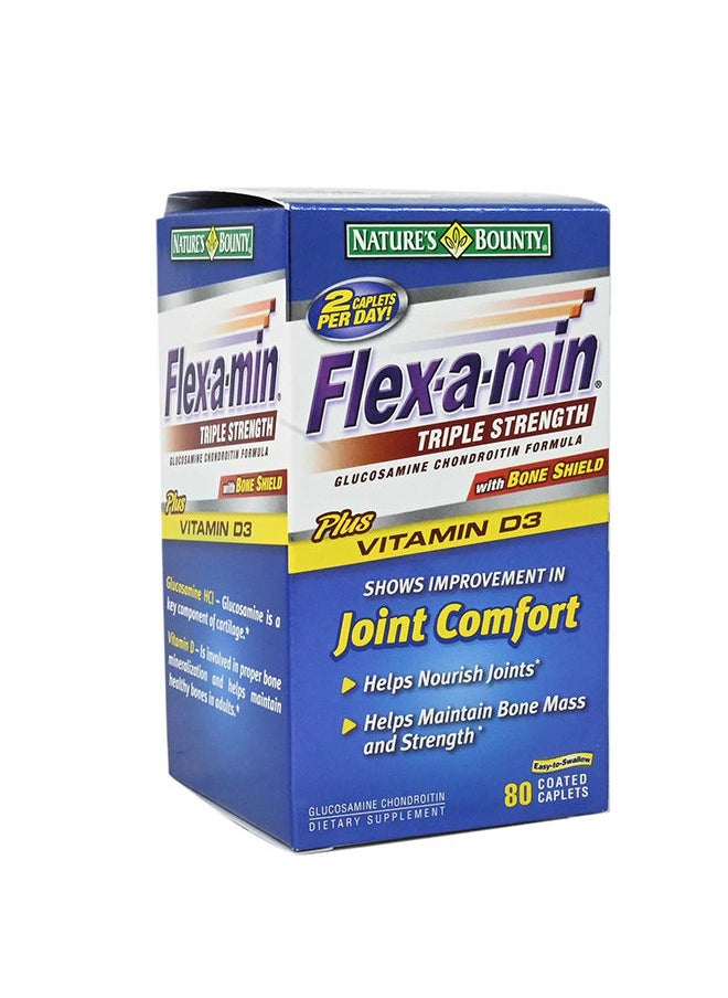 NATURE'S BOUNTY Flexamin Triple Strength 80 Caplets 