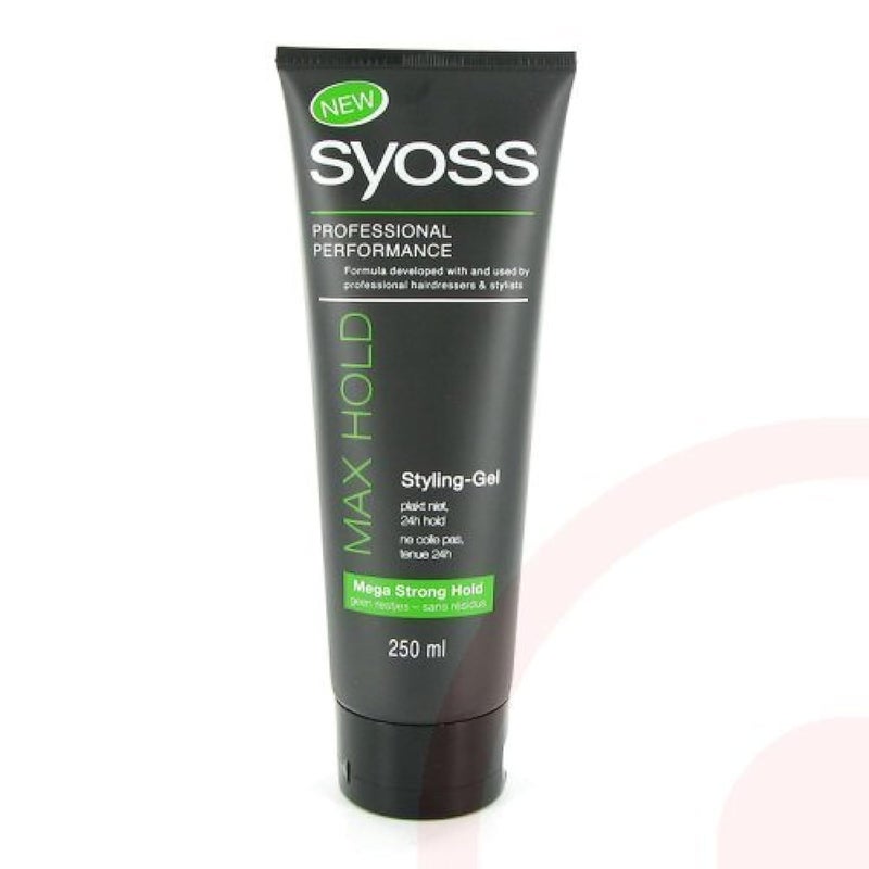 SYOSS Germany  Styling Gel  Max Hold  250 ml by SYOSS