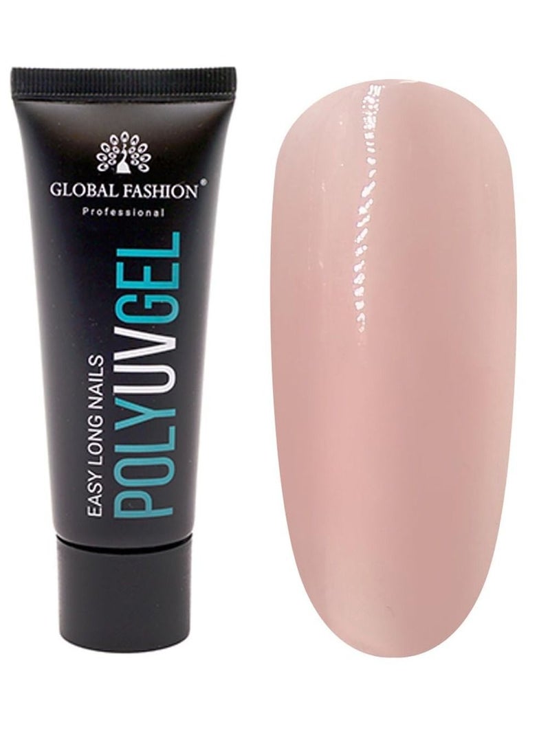 GLOBAL FASHION Global Fashion Poly UV Gel: Long-Lasting, Durable, and Easy-to-Use Nail Enhancements | (12)  - Image 1