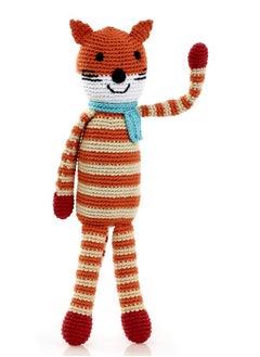 Handmade Fox Orange Crochet Fair Trade Pretend Imaginative Play Woodlands Rattle Machine Washable - pzsku/ZDE730DD7F1D2143DF8D7Z/45/_/1720004634/f3b0cc67-49aa-4e30-b71a-04461a226709