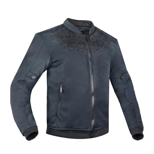 Rynox Downtown Pro Jacket - Motorcycle Riding Jacket | Impact Protection | Abrasion Resistance | Super Ventilated Shell | Increased Low-Light Visibility | Urban Comfort Fit - Mid Night Black, Medium - Image 1
