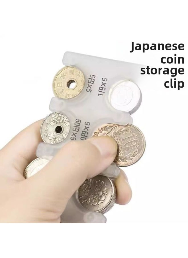 Generic - Japanese Coin Storage Box Change Storage Bag Yen Coin Holder Travel Good Coin Rack Storage Bag Coin Box-Color:Green - Image 1