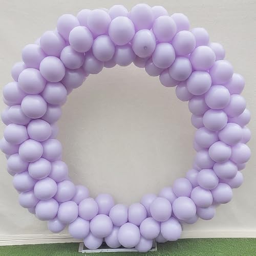 AMFIN (Pack of 25) Pastel Birthday Decoration Item Balloons - Purple - Image 1
