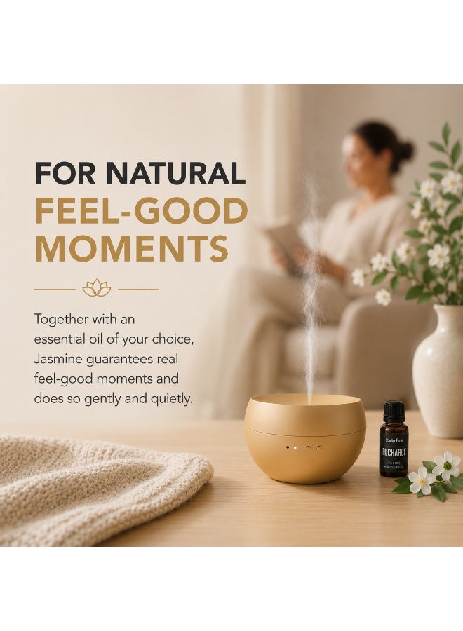 Stadler Form Jasmine Swiss Design Aroma Diffuser Gold Finish  Ultrasonic Mist Limited Edition Interval Mode Up to 24H Runtime Auto ShutOff 2 Years Warranty plus Local Support - Image 5