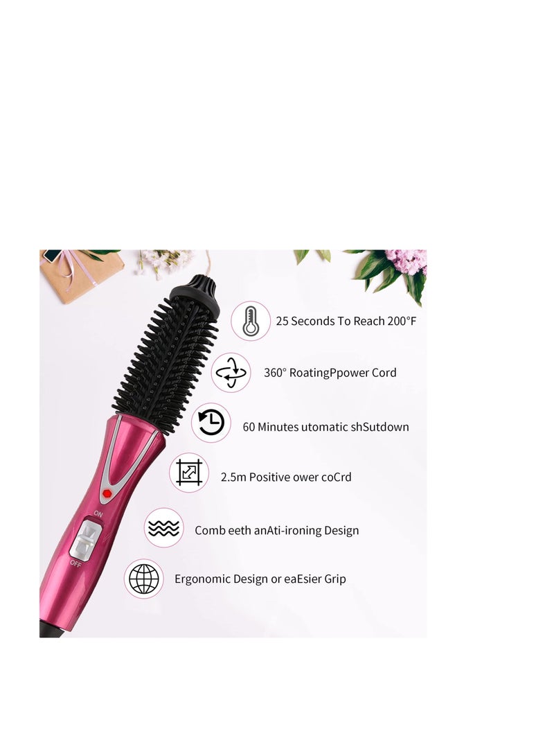 Electric Hair Curler, Curler Comb, Hot Brush Professional Anti-Scald Instant Heat Up Curling Wands Styling Brush, Dressing Beauty Tool For All Types 110-240V - Image 4