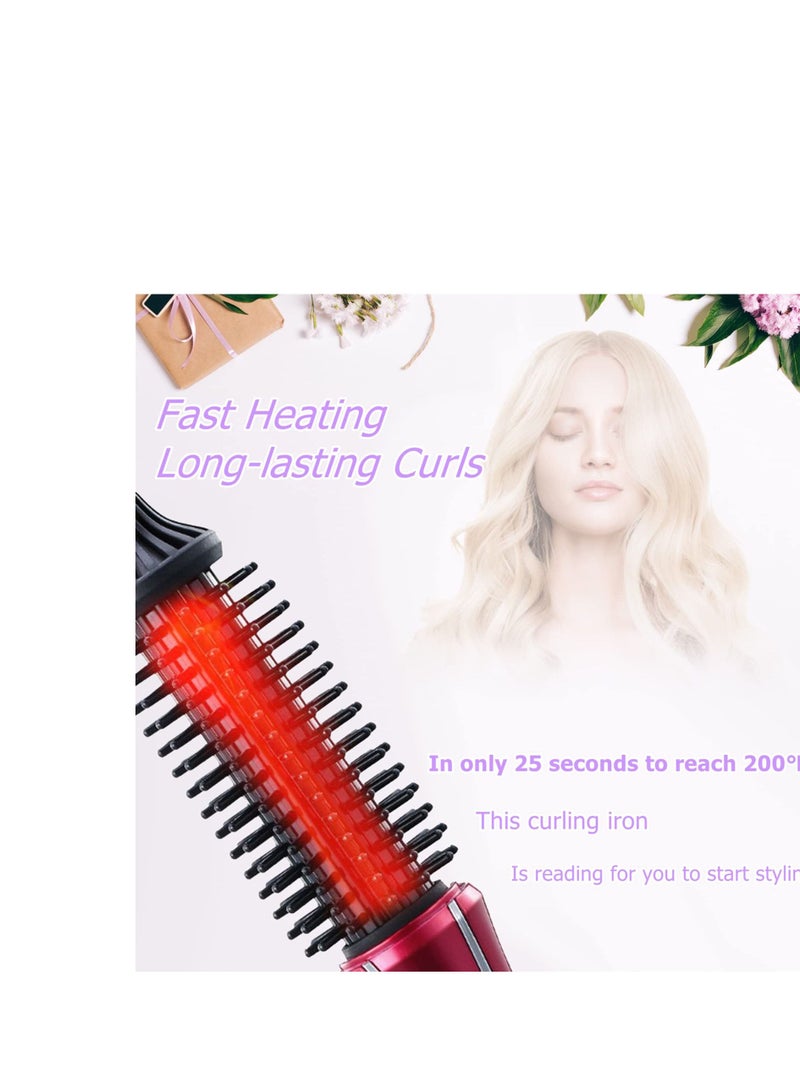 Electric Hair Curler, Curler Comb, Hot Brush Professional Anti-Scald Instant Heat Up Curling Wands Styling Brush, Dressing Beauty Tool For All Types 110-240V - Image 3