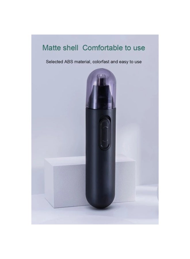 USB Rechargeable Nose and Ear Hair Trimmer for Men and Women Dual Blade Precision Cutting System 360 Degree Safety Guard Waterproof and Washable with Cleaning Brush - Image 5