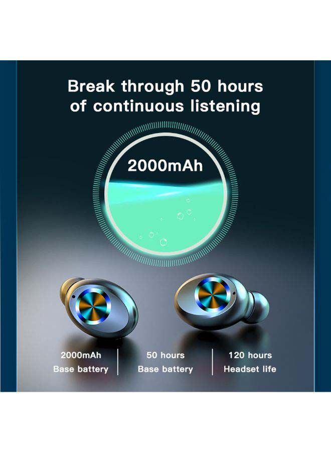 NIBEMINENT Touching Control Headphones Black - Image 3