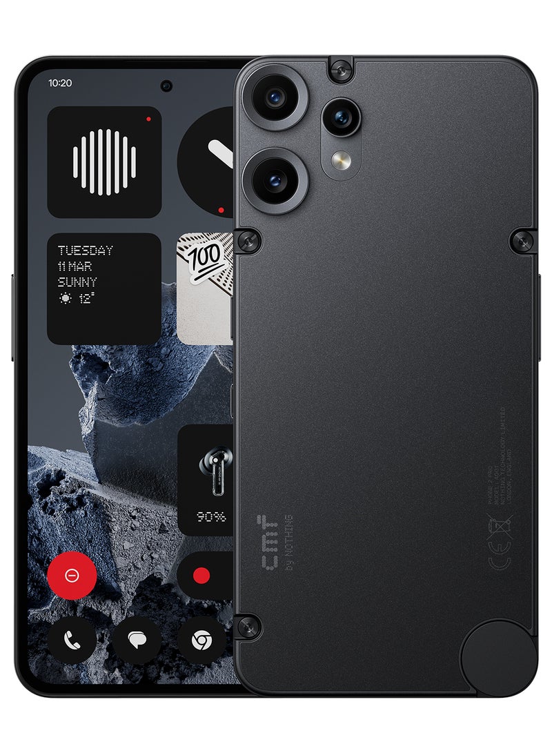cmf by NOTHING Phone 2 Pro Dual SIM 5G Black 8GB RAM 128GB - Middle East Version - Image 1