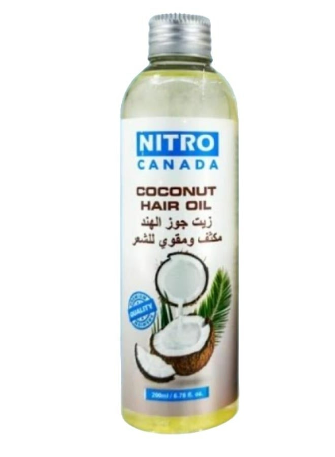 نيترو كندا زيت جوز الهند للشعر 200 مل