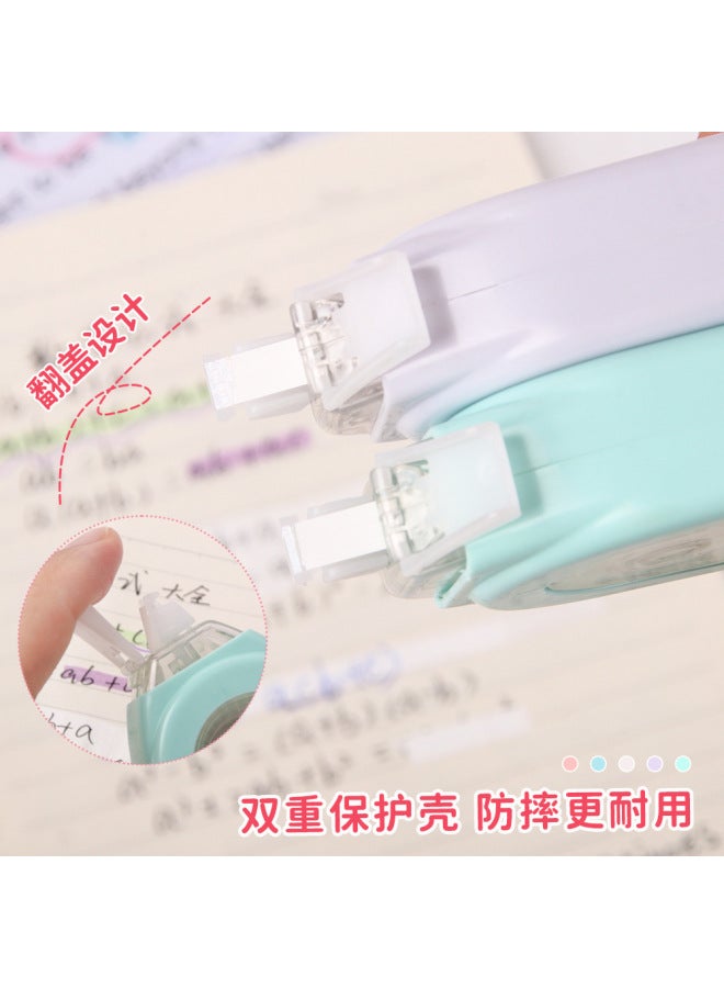 HELPS Morandi Color Correction Tape High-value 75m Large-capacity Pet Transparent Film Primary School Student Anti-fall Correction Tape Stationery - Image 4