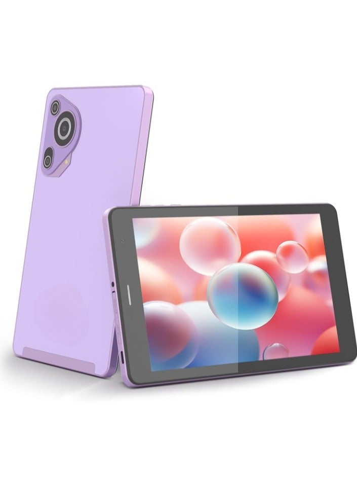 REBENUO CM828 8 inch Tablet, Android 14 Tablet with SIM Card Slot and Wifi 8GB RAM,512GB ROM Storage Dual 5MP+8MP Camera HD IPS Display (Purple) - Image 1