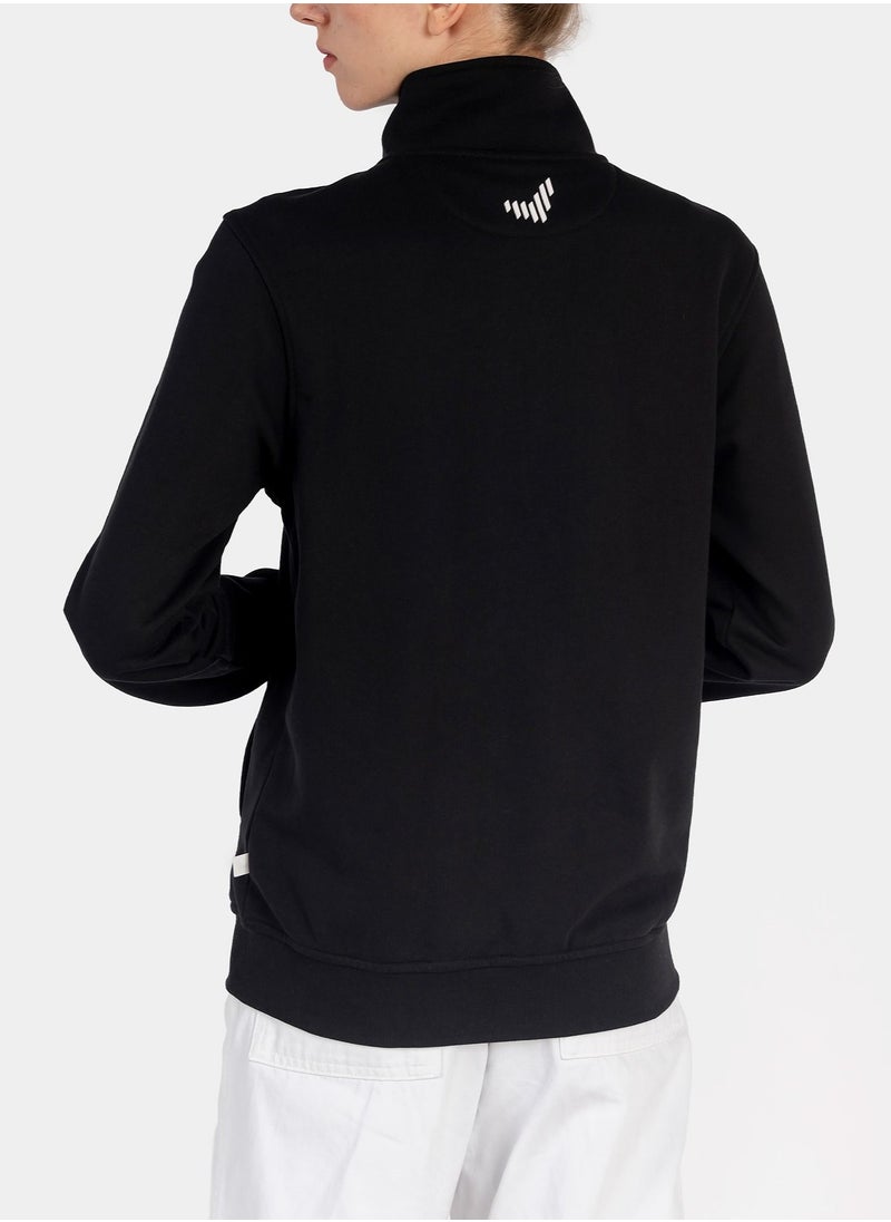 IMPOSSIBLE IS POSSIBLE Full Zip Sweat Jacket - Black Colour  - Image 2